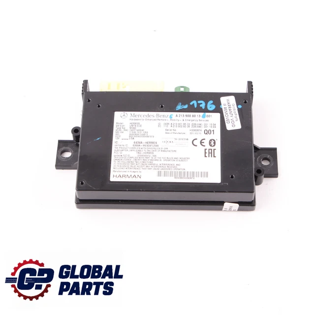 BLUETOOTH MODULE MERCEDES W176 W213 Control Unit Hands Free A2139008013 ...