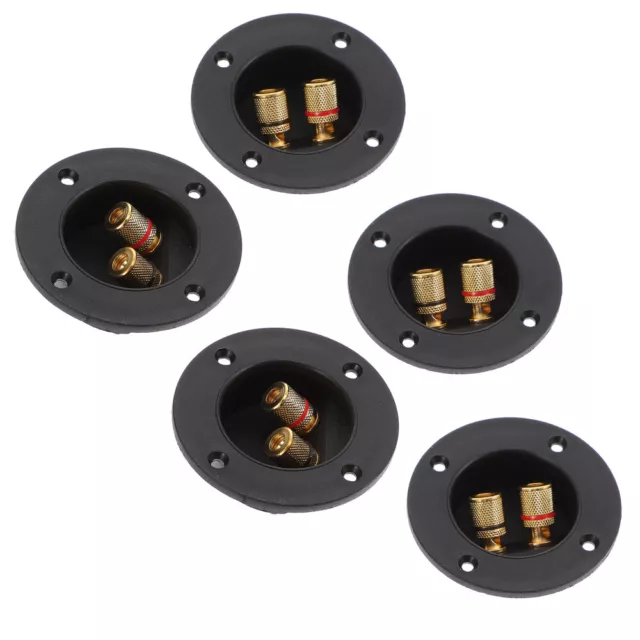 10 Pcs Round Terminal Connectors 2 Way Speaker Para Cables Electricos Speakers