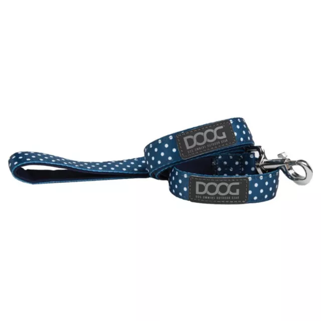 DOOG Chiens Laisse Stella Bleu Marine / Polka Point, Différentes Tailles, Neuf