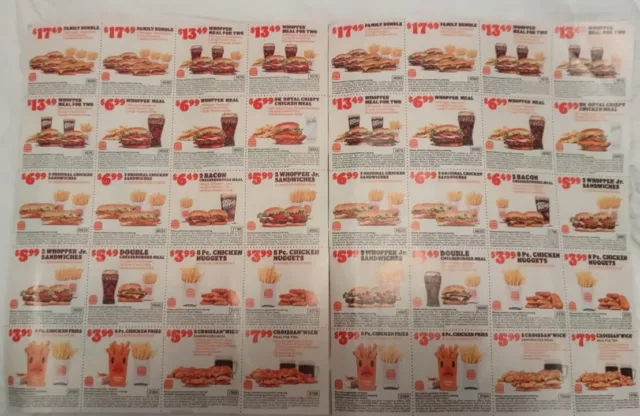 ⭐ SUBWAY COUPONS!!! 2X Sheets = 28 Coupons In All!!! Exp 12/31/23 ⭐ $2.00 -  PicClick