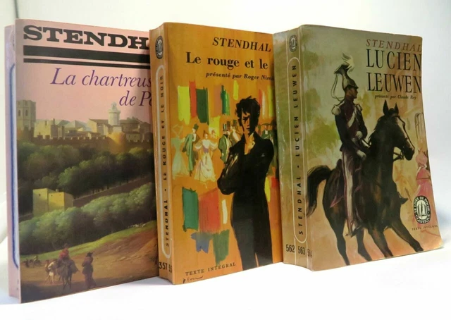 Lucien Leuwen + Le rouge et le noir + La chartreuse de Parme --- 3