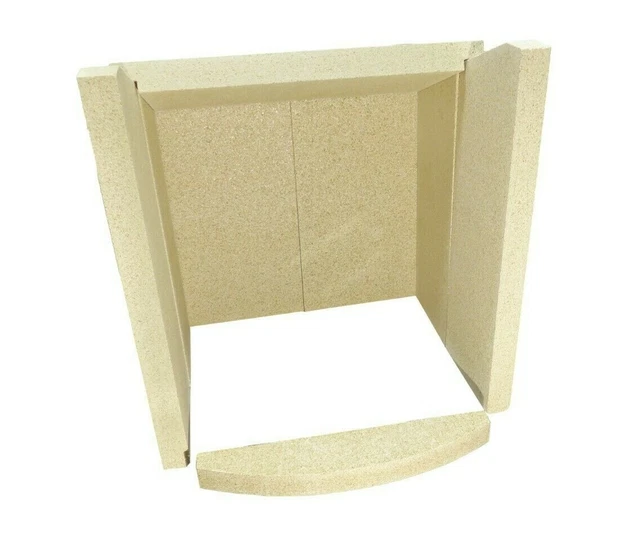Feuerraumsteine Für Hark 40 Kaminofen – 8-teiliges Set Aus Vermiculite, Beige Feuerraumsteine Für Hark 40 Kaminofen – 8-teiliges Set Aus Vermiculite, Beige