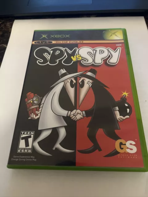 SPY VS SPY (Microsoft Original Xbox 2005) Complete With Manual