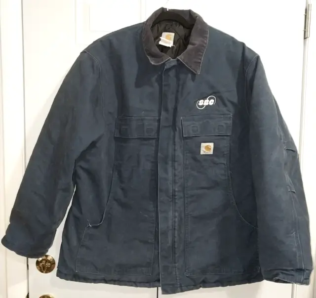 Carhartt C03 Size 50 2XL Arctic Quilted Lined Canvas Chore Barn Work Coat Jacket