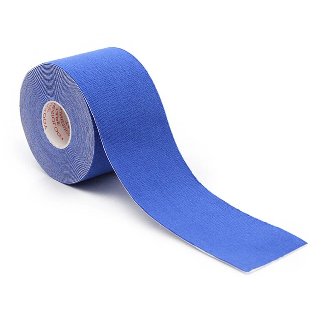 Cinta de kinesiología facial belleza levantamiento de arrugas rollo cinta reductora (azul oscuro)