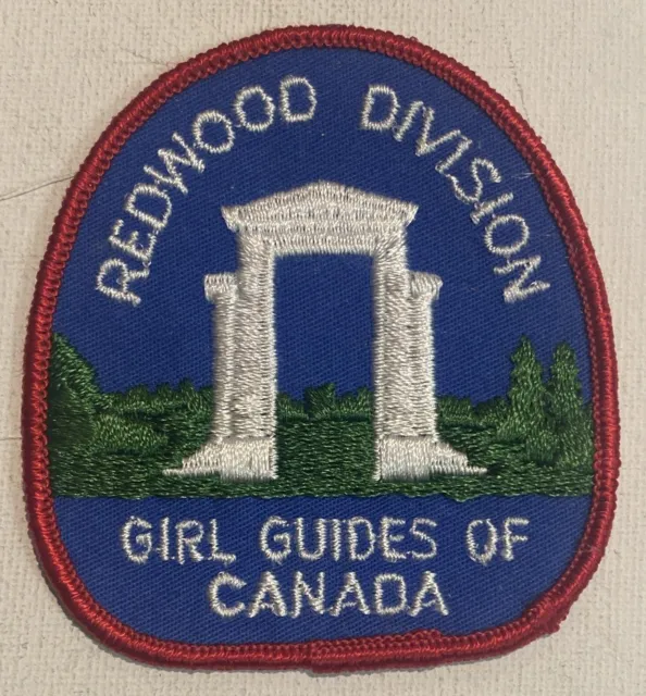 Girl Guides Patch Redwood Division Girl Guides Of Canada