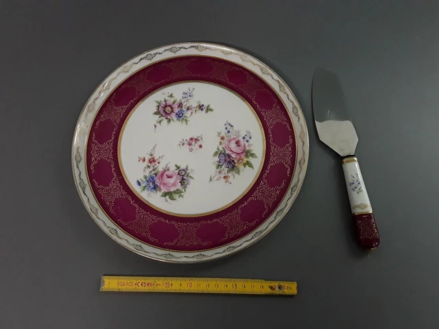 Lot De 6 Assiettes Anciennes Limoges - Porcelaine Blanche, 20 Cm, Plat/Dessert (Bon état)