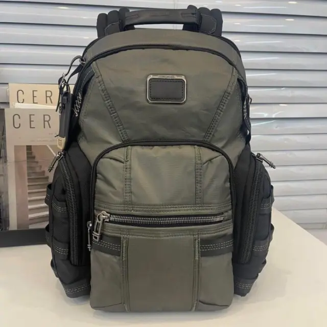 TUMI ALPHA BRAVO Navigation Backpack 232793 Khaki Green/New/Outlet products
