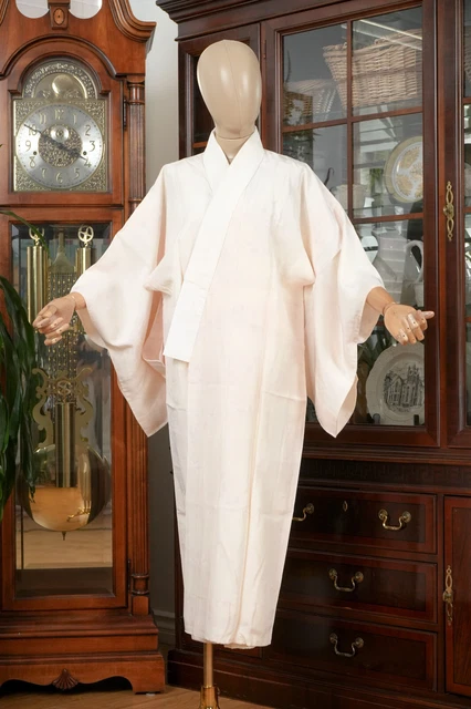 Dear Vanilla Japanese Juban Undergown Women's Kimono Genuine Vintage Mint