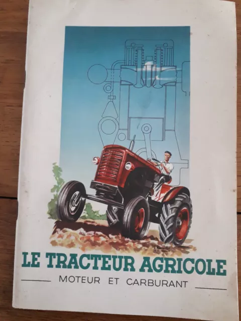 AGRICULTURE-LOT DE 2 LIVRES ANCIENS (années 1950)-TRACTEUR-TBE