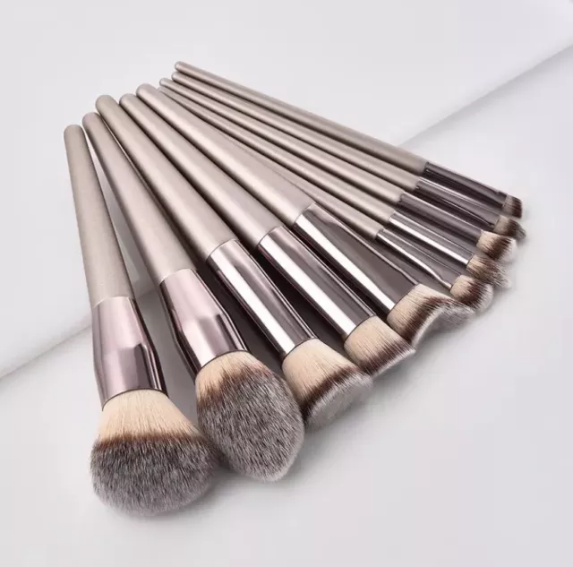 Set de 10 Pinceaux de Maquillage Professionnel