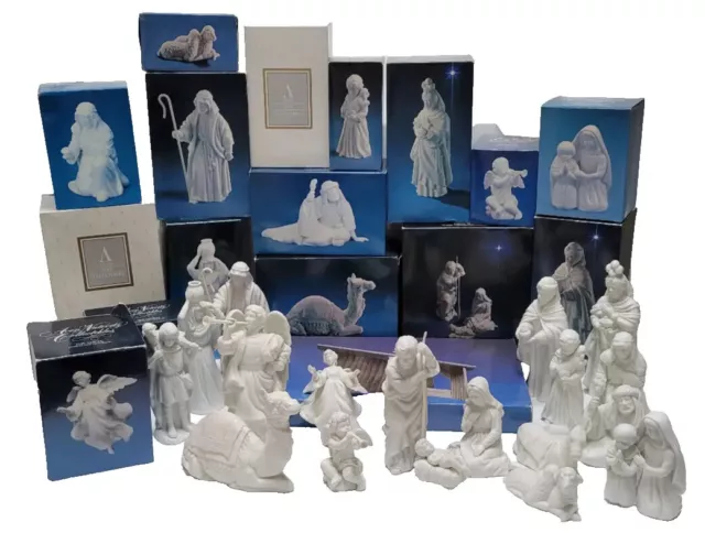 Updated Various Vintage Avon White Porcelain Nativity Pieces  You Pick  Mib