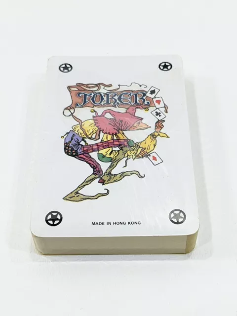 Vtg Alaska Souvenir Playing Cards Yellow Totem Pole Travel made in Hong Kong