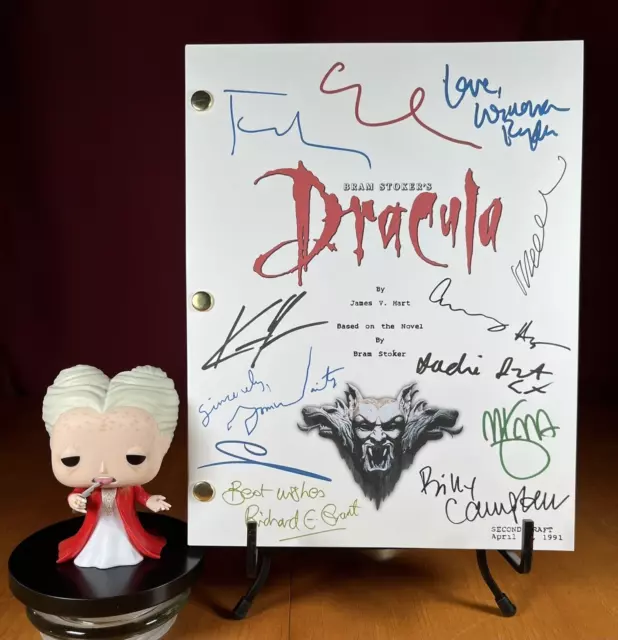 Bram Stoker's Dracula Script Signed- Autograph Reprints- Francis Ford Coppola