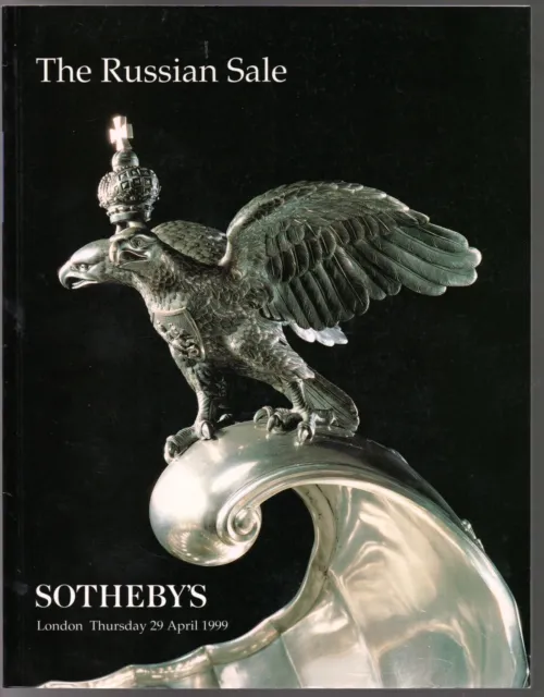 RUSSIAN  Sale SOTHEBY'S 1999 London Faberge Porcelain Icons Silver Jewelry ART