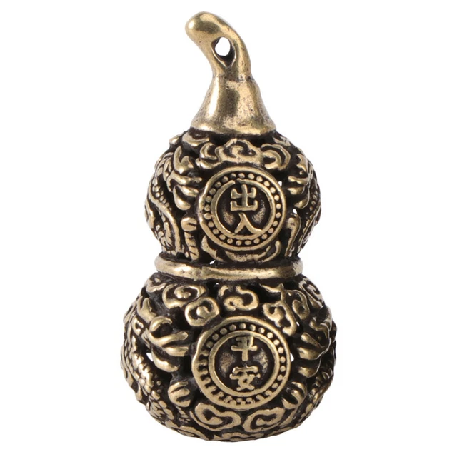 Ciondolo Zucca Ottone Ciondoli Wu Chiave Ornamento Pacchetto Decorazione
