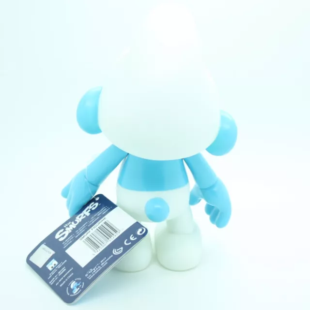 Puffo Puffi Smurf Figurine Schtroumpf Blanc et Bleu 20cm Vinyl Toys 2