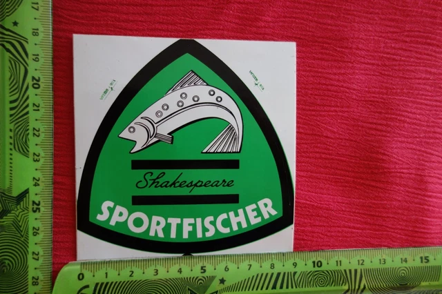 Klistermärke SHAKESPEARE, fishing sticker, de.. | Köp på (720498034