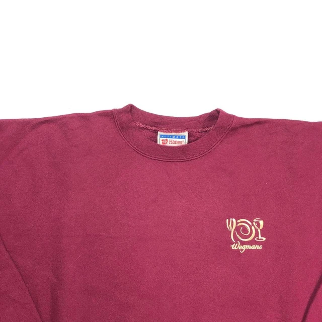 Burgundy Wegmans Wine Vintage Sweatshirt