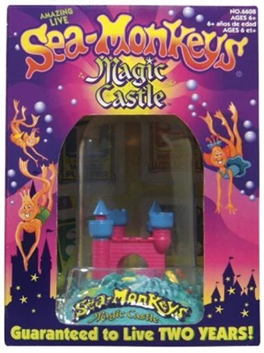 Amazing Live Sea Monkeys Magic Castle Grow Monkey Tank Habitat by Schylling