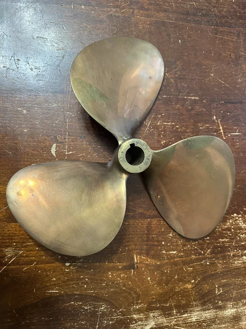 Vintage Federal 14RH12 12 X 14 1” Brass Bronze Propeller