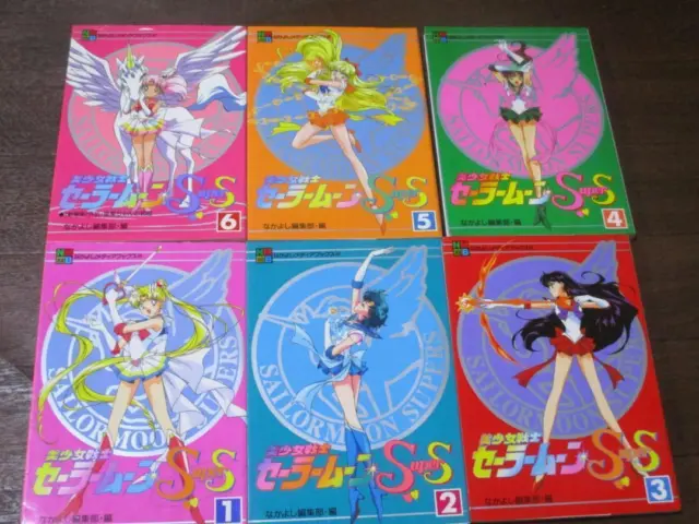 Kodansha Sailor Moon Super SS TV Anime Film Book Volumes 1-6 Complete Set