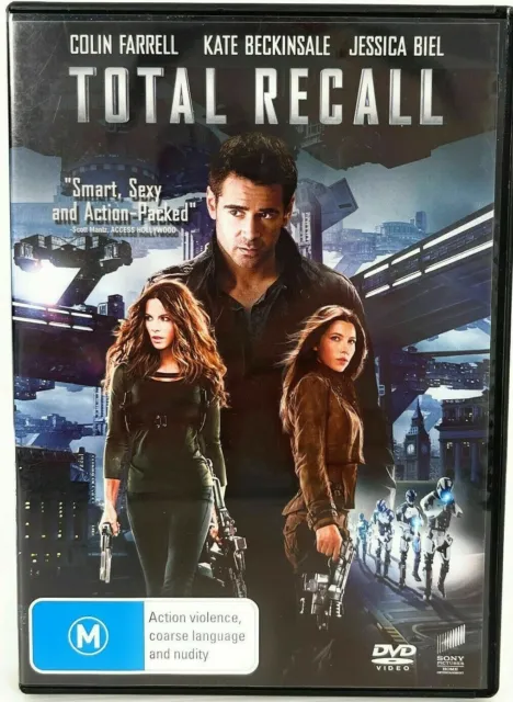 Total Recall DVD - Colin Farrell (Region 4, 2012) FREE POST