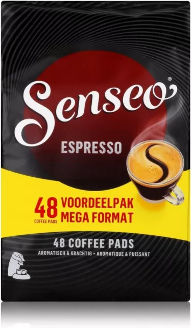 Douwe Egberts SENSEO Coffee 48 Pods/Pads Espresso *Powerful & Aromatic*