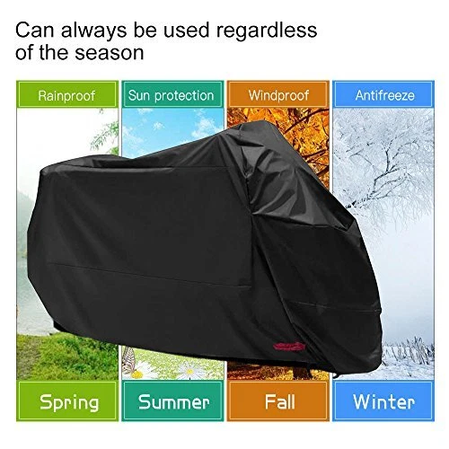 Housse de Protection pour Moto Couverture Imperméable en Polyester (245 * 105 * 2