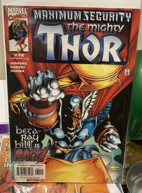 Thor #30, vol. 2, 2000, Beta Ray Bill Returns, Stan Lee era classic, modern age