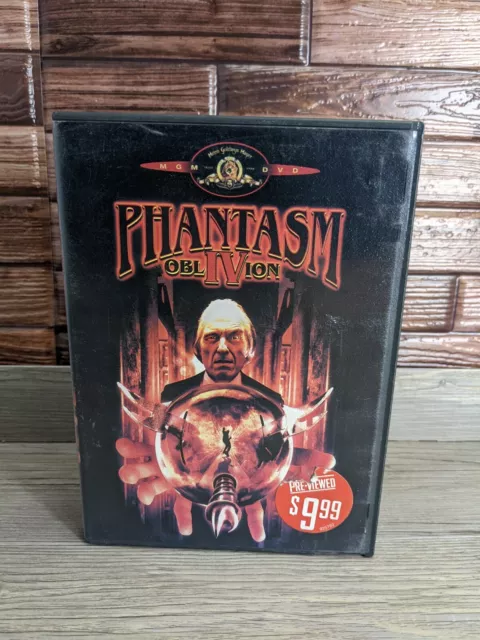 Phantasm IV: Oblivion DVD 1998 MGM Angus Scrimm Michael Baldwin Reggie Bannister