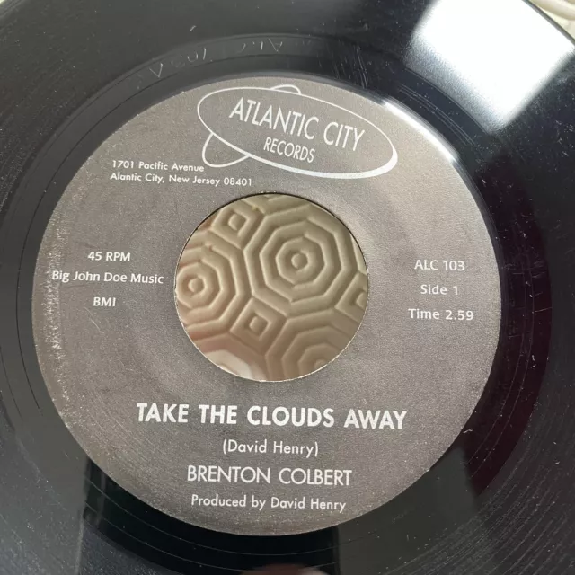 Brenton Colbert - Take The Clouds Away / Don't Have To Think Twice UK 7"" Single