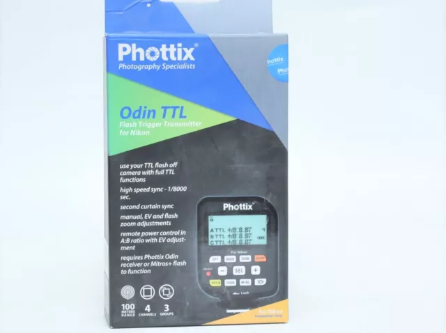 Phottix Odin TTL Wireless Flash Trigger for Nikon Transmitter Only