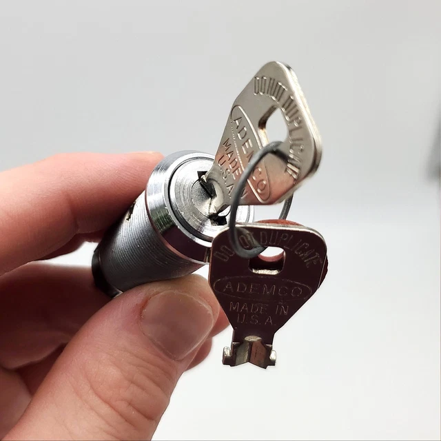 Adecmo Shunt Lock Momentary Switch 1-3/4" L x 0.70" Diameter AD 288 Keyed Alike