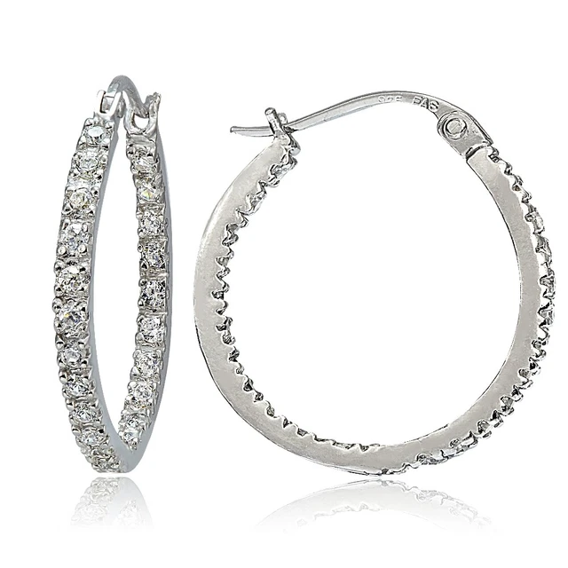 Boucles D'oreilles Argent 925 Zircone Noire 1.68ct - Silverspeck, Neuves Sans Boîte