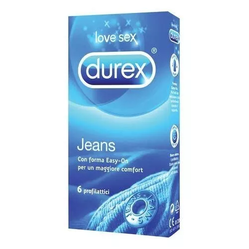 Durex Jeans Condoms Easyon 6 Piece