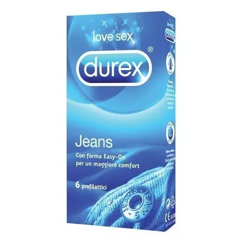 Durex Jeans Preservatifs Easyon 6 Pièces De