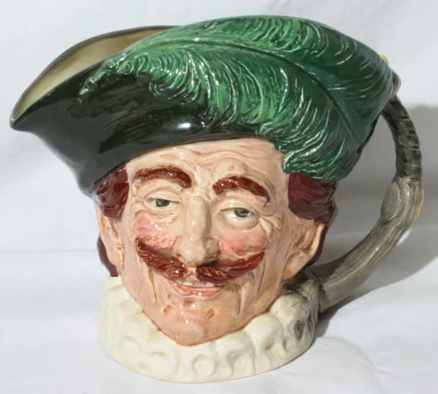 Large Royal Doulton Toby Character Jug - Early A Backstamp The Cavalier - 6"