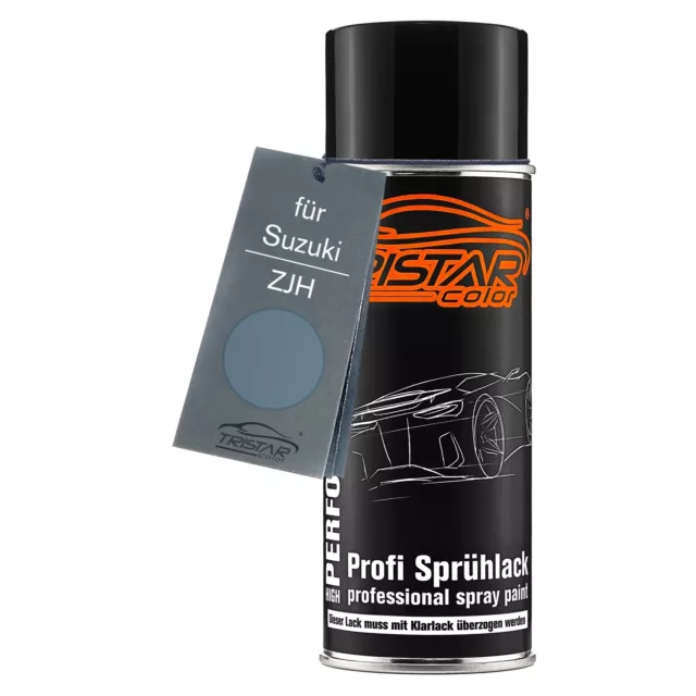 Autolack Spraydose für Suzuki ZJH Fizz Blue Metallic Basislack Sprühdose 400ml