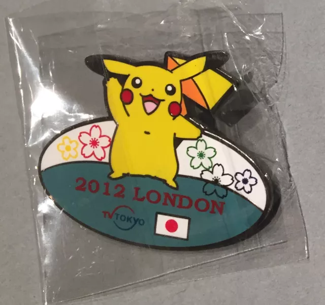 Tres Rare Pin's Jo London 2012 Olympic Tokyo Tv Pokemon Nintendo Pikachu