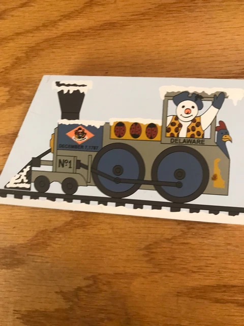Cat's Meow Delaware Holiday Express Signed Gary Knox 2005 Shelf Sitter