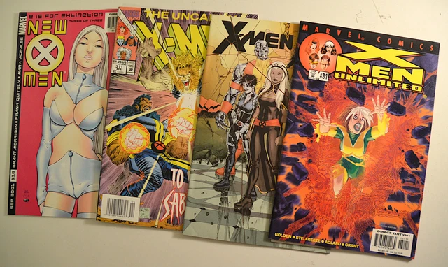 X-Men Mixed Lot 4 #116,Uncanny 311,Unlimited 31,2nd Series 40 Marvel Comics