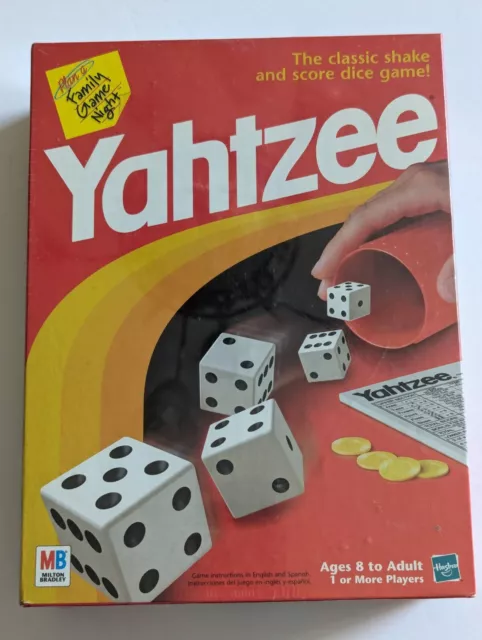 Brand New Yahtzee Game 1998 Milton Bradley Hasbro Dice Game Factory Sealed