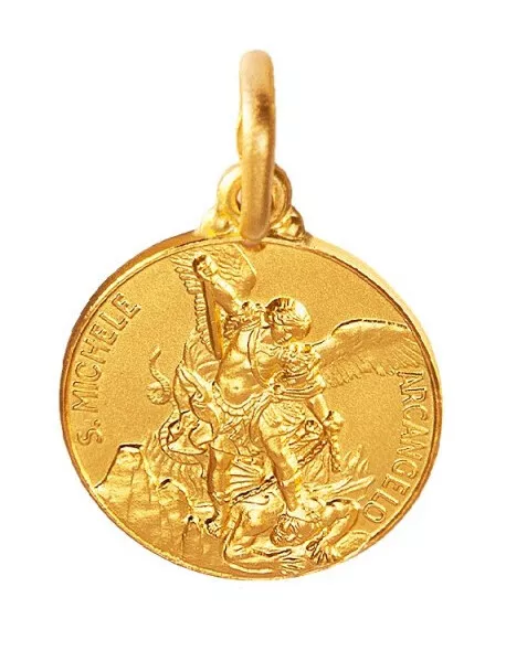 Erzengel Michael - Medaille 585 Gold 14 Karat 10 - 30 mm  NEU archangel Michael