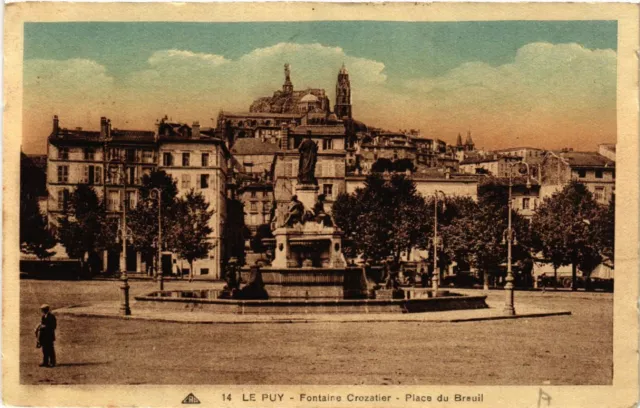 CPA Le PUY - Crozatier Fountain - Place du Breuil (588314)