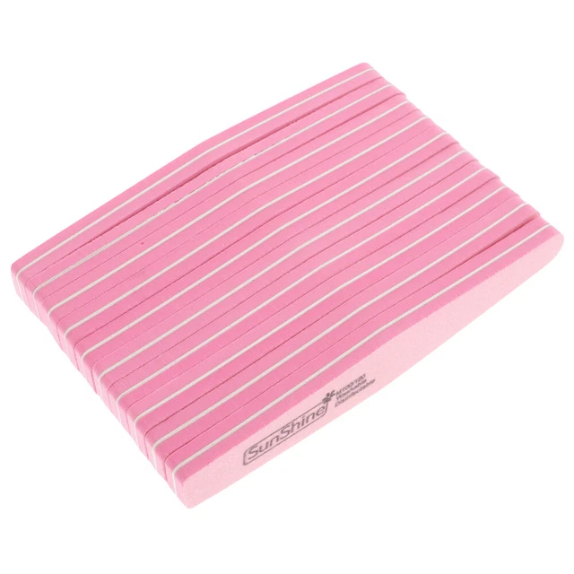 10 pz lime per unghie colorate blocco tampone lime per unghie spugna naturale neonato bambino