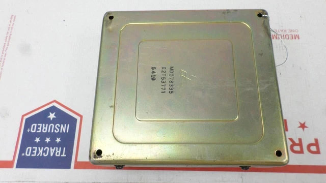 Calculateur Moteur (ECU) Pour Mitsubishi Colt/Mirage 1.5L 87-88 - Réf. MD109386, Testé, Garantie 30 Jours