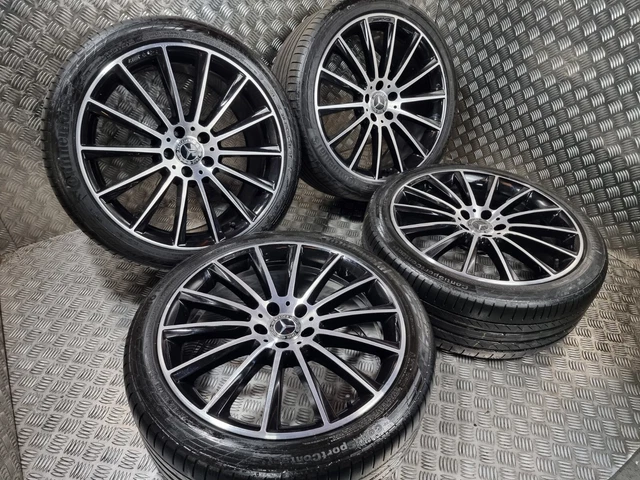 OEM AMG Mercedes Benz C Class Rims 19 Inch W206 S206 Summer Wheels A2064011900 A2064012000 Black Glossy Turned