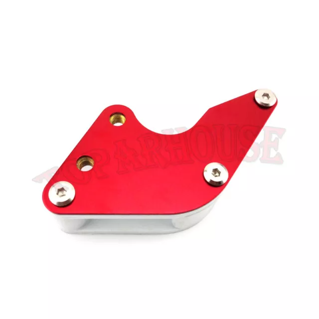 Red Swingarm Guard Chain Guide For Honda XR50 CRF50 CRF70 Chinese Pit Dirt Bike