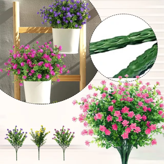Artificial Flower Fake Plants Christmas High Quality Plastic UV Resistant
